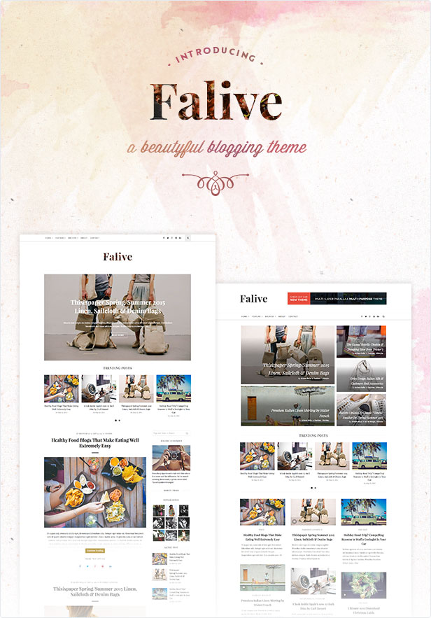 Falive - Beautiful Creative & Fashion Blog Theme - 2